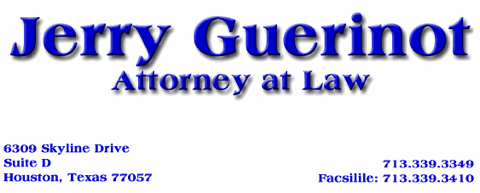 Jerry Guerinot, Attorney at Law